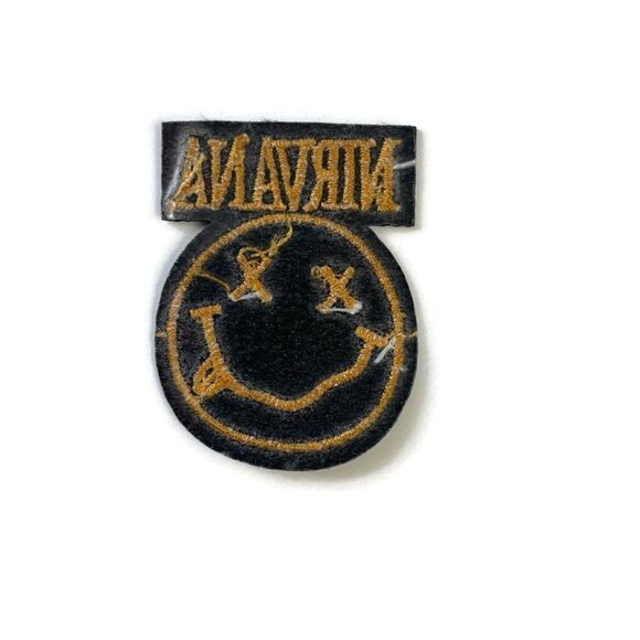 Nirvana Small Embroidered Emblem Patch - Picture 3 of 3